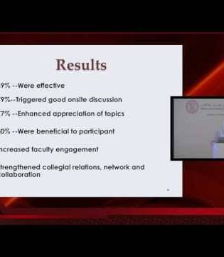 Dr. Amal Khidir, Weill Cornell Medicine - Qatar, discusses the challenges and benefits of using webinar discussions to increase inter-faculty communication.