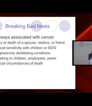 Dr. Mohamud Verjee, Weill Cornell Medicine - Qatar, asks who is breaking bad news to patients, how are they doing it, and how could it be done better?