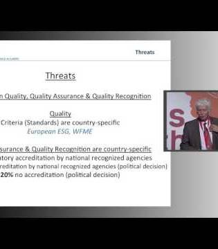 Dr. Peter Dieter, President of the Association of Medical Schools in Europe, describes the Association's role in harmonizing European medical education.